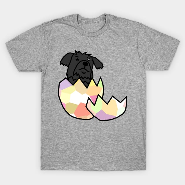 Cute Dog Hatching from Egg T-Shirt by ellenhenryart